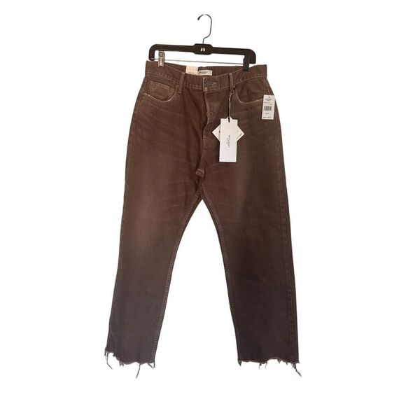 Moussy Vintage Emery Wide Straight in Brown 30” - Picture 5 of 8